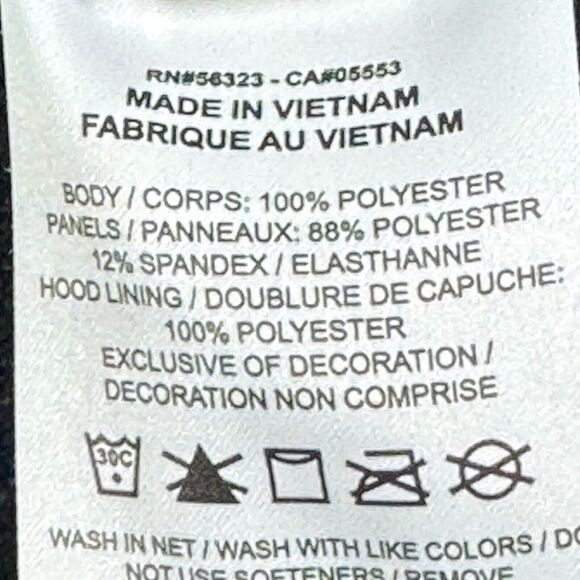 Nike Training Hoodie Mens S Blue Colorblock Graphic Arm Logo 1/4 Zip Sweatshirt - Picture 8 of 10